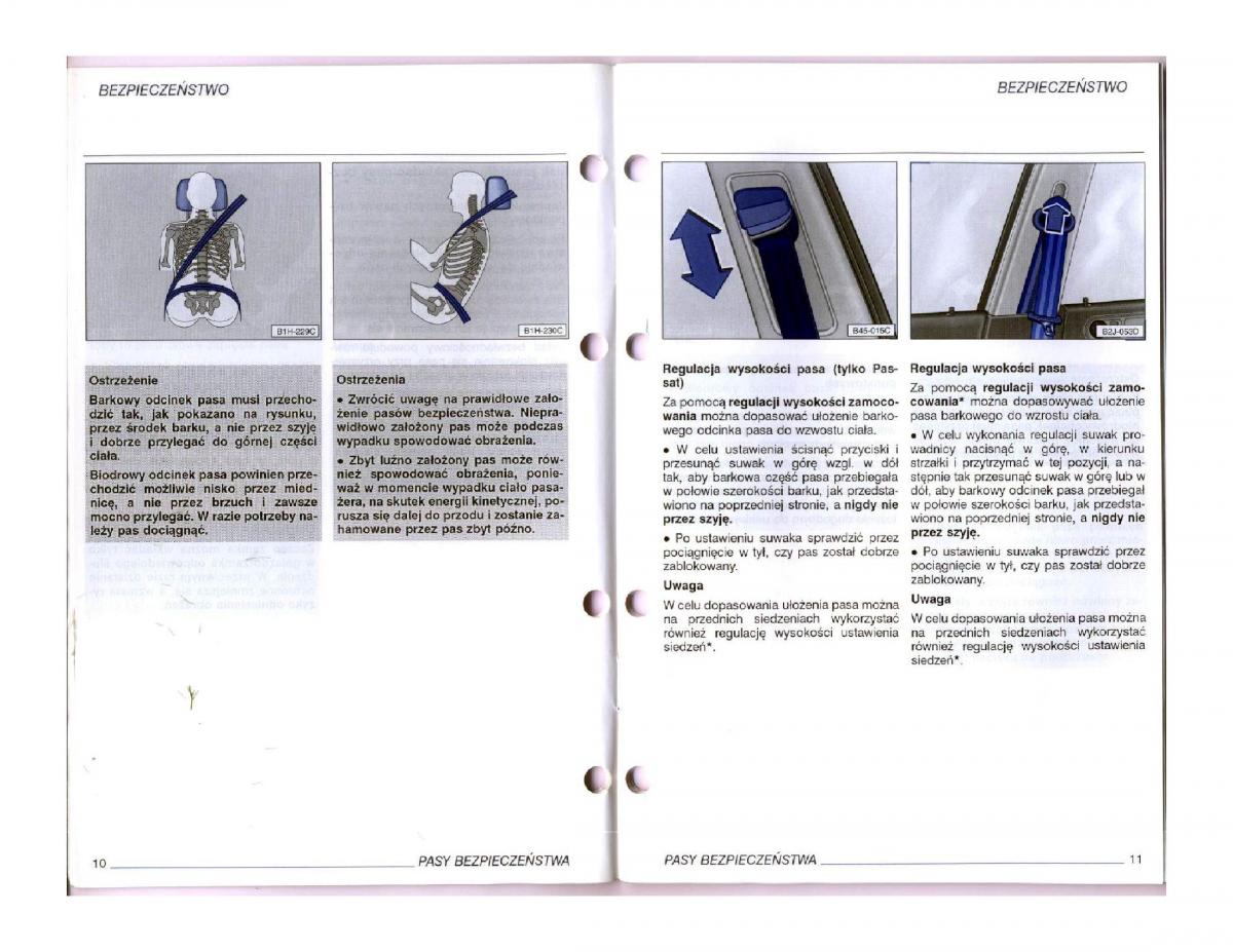 VW Passat B5 instrukcja obslugi / page 6