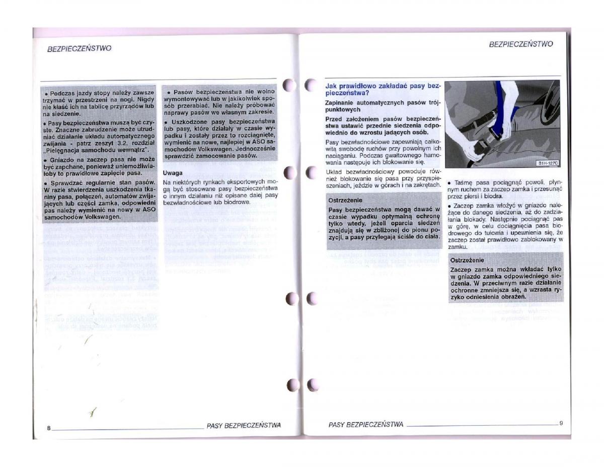 instrukcja obsługi  instrukcja obslugi VW Passat B5 / page 5
