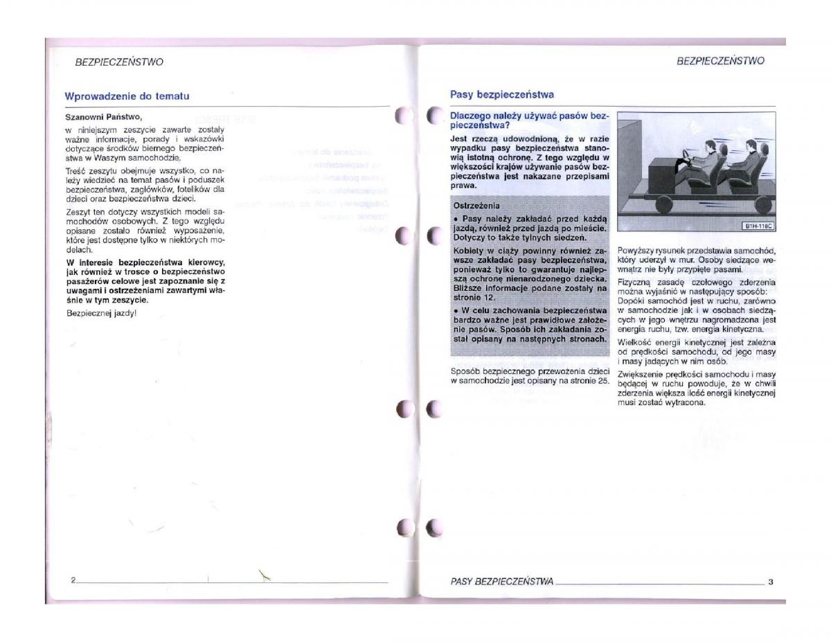 instrukcja obsługi  instrukcja obslugi VW Passat B5 / page 2