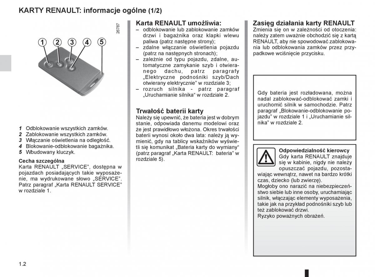 instrukcja obslugi  Renault Megane III 3 manual / page 8