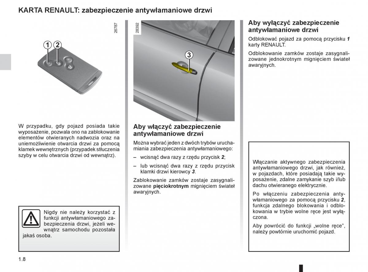 instrukcja obslugi  Renault Megane III 3 manual / page 14