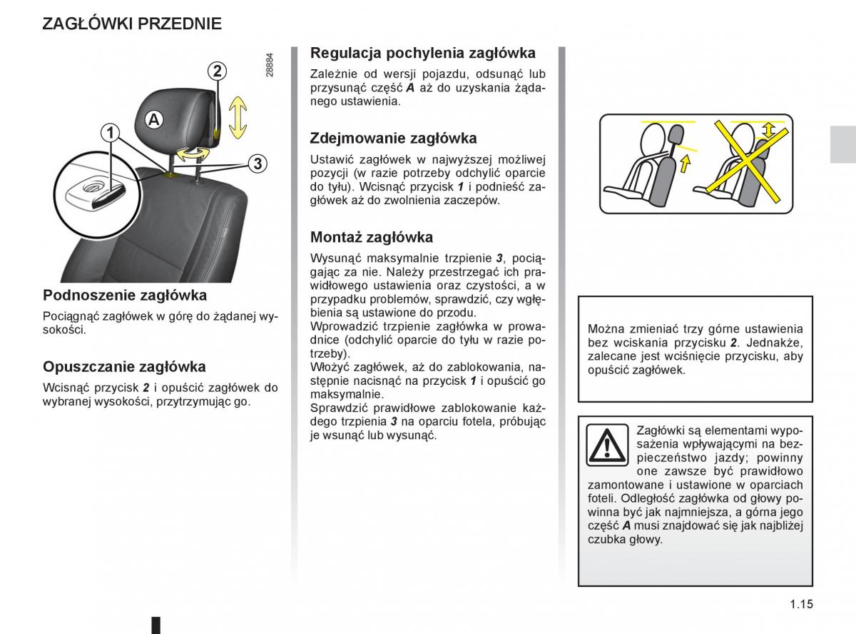 instrukcja obslugi  Renault Megane III 3 manual / page 21
