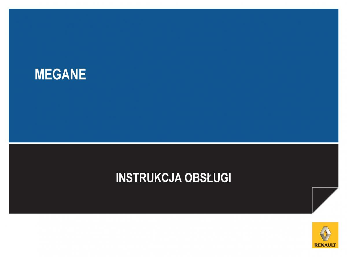 instrukcja obslugi  Renault Megane III 3 manual / page 1