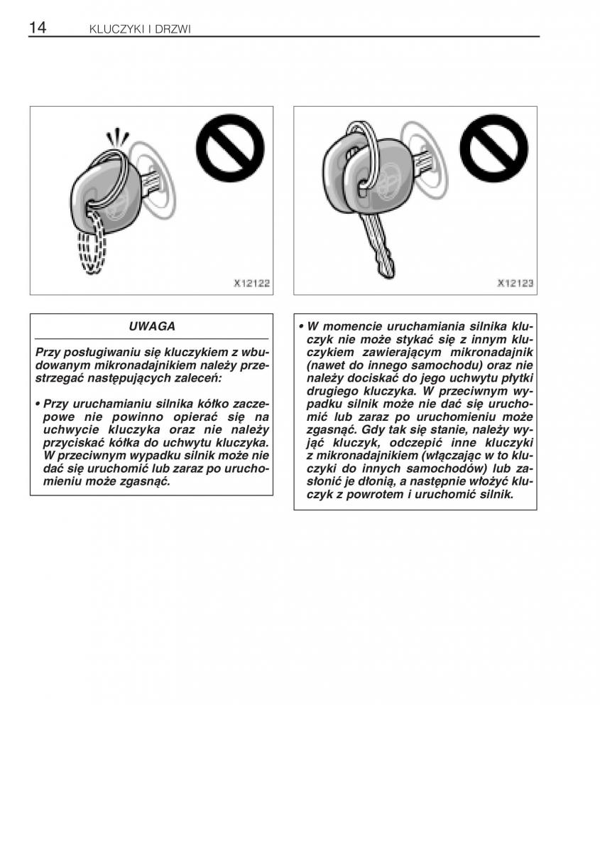 manual Toyota RAV4 Toyota Rav4 II 2 instrukcja / page 21