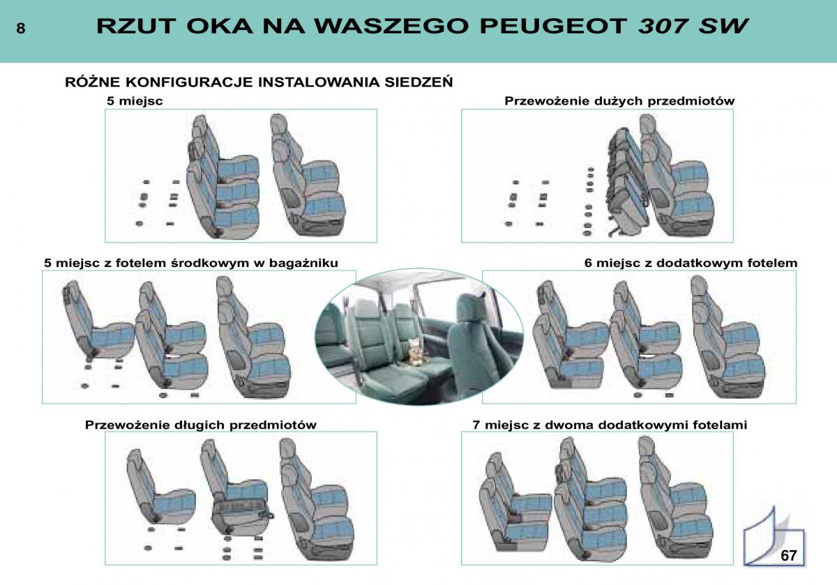 manual Peugeot 307 SW Peugeot 307 SW instrukcja / page 8