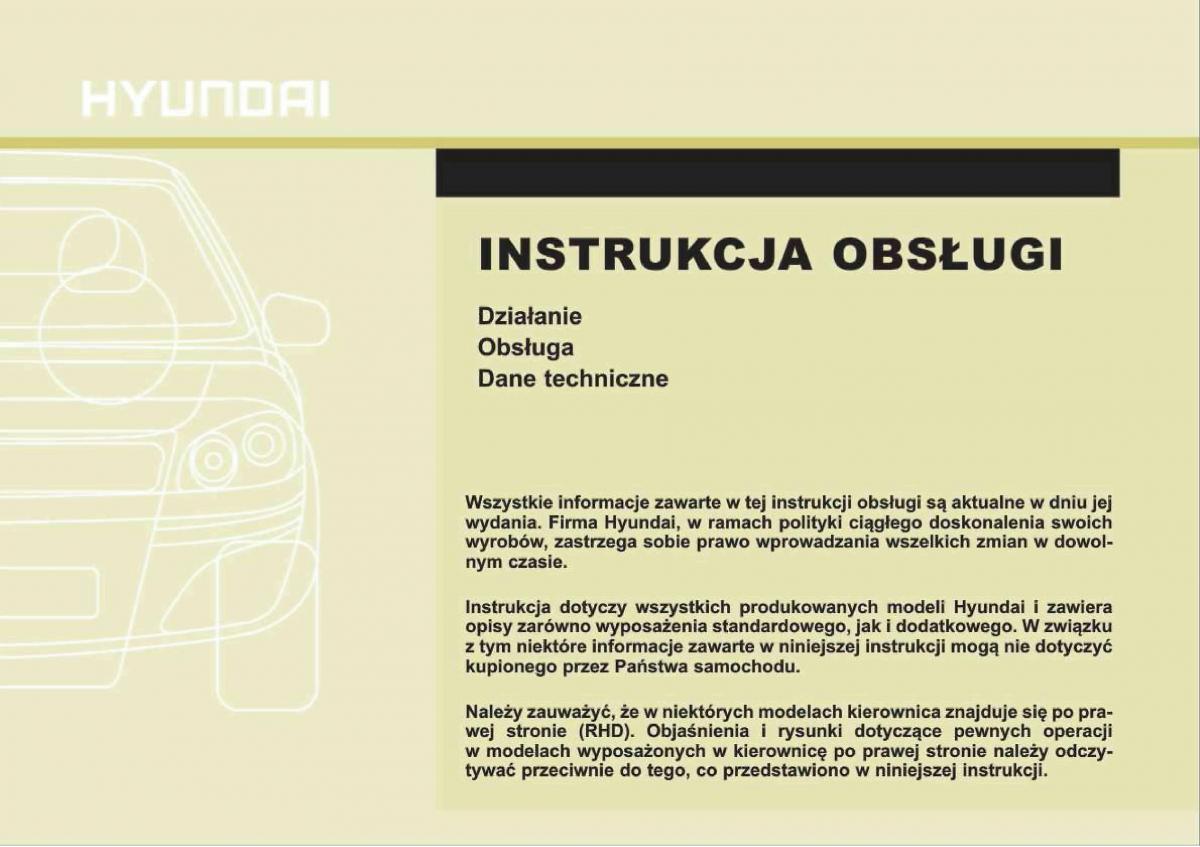 Hyundai i30 I 1 instrukcja obslugi / page 3