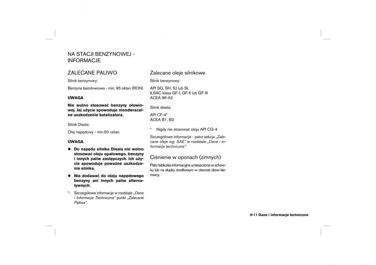 Nissan Almera Tino instrukcja obslugi / page 205