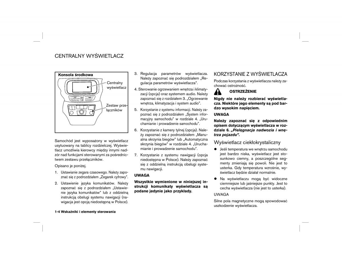 manual Nissan Almera Tino Nissan Almera Tino instrukcja / page 4