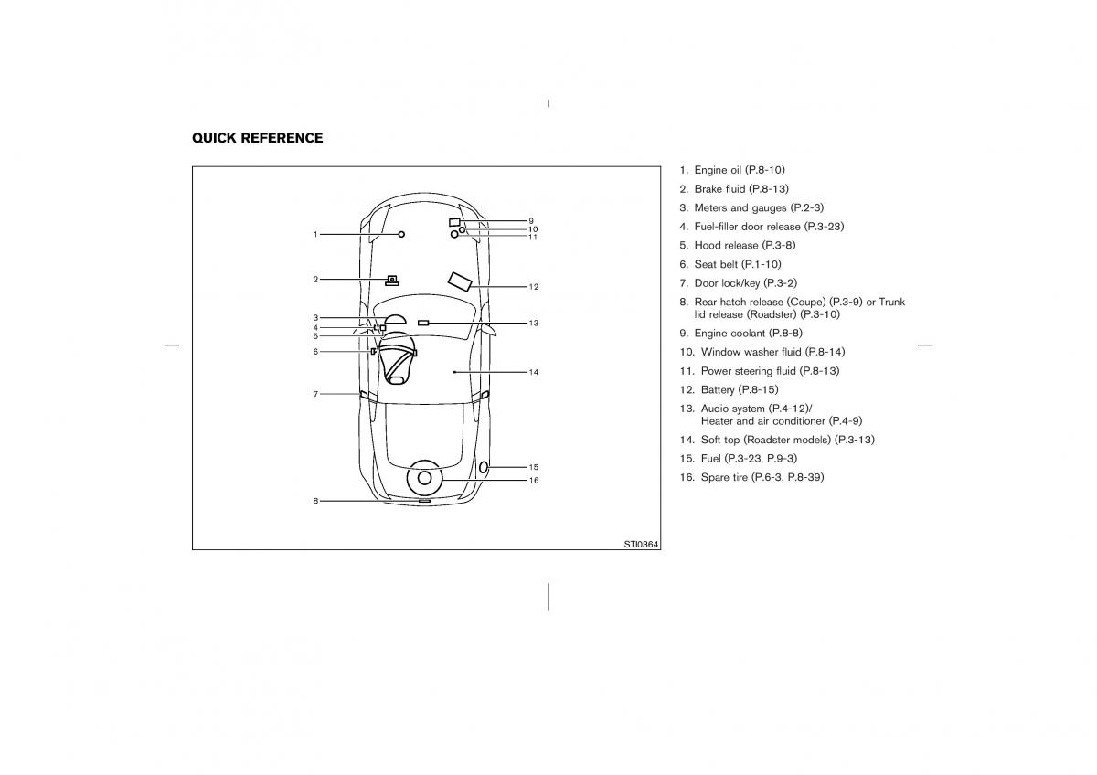 Nissan 350Z Fairlady Z owners manual / page 297