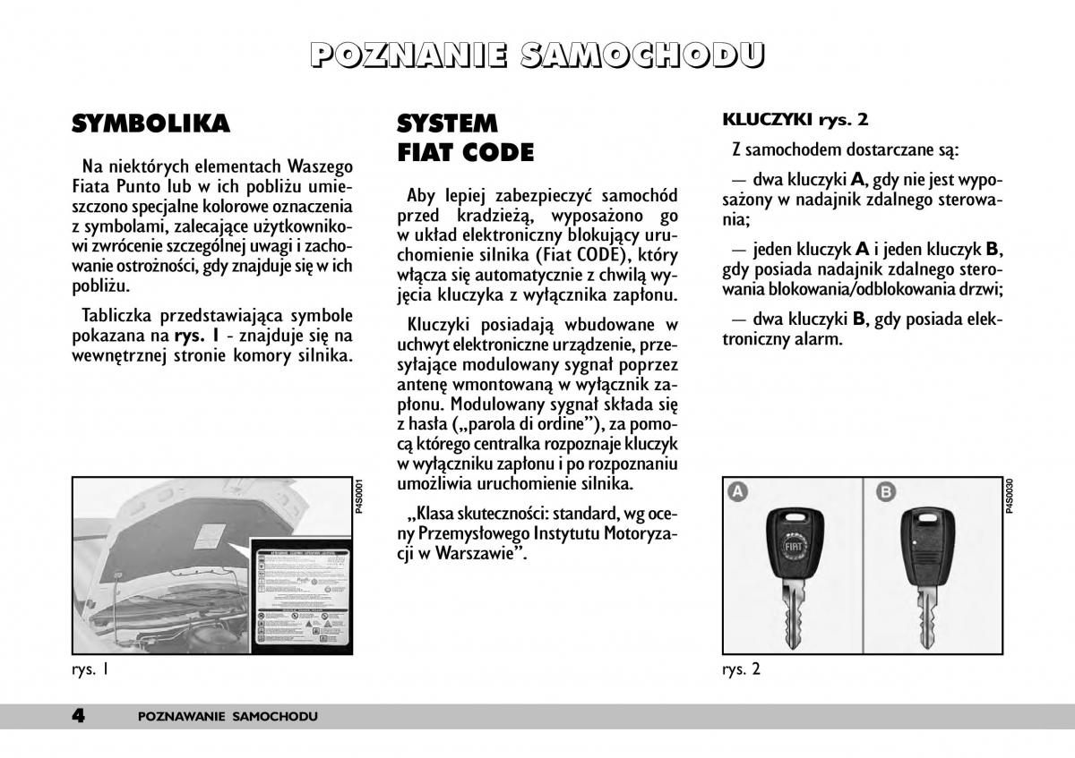 manual Fiat Punto Fiat Punto II 2 instrukcja / page 8