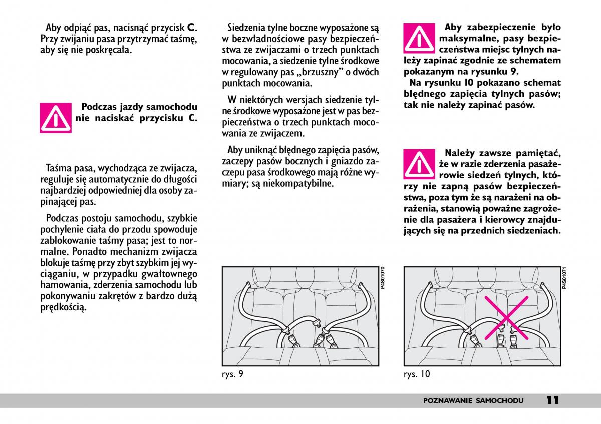 manual Fiat Punto Fiat Punto II 2 instrukcja / page 15