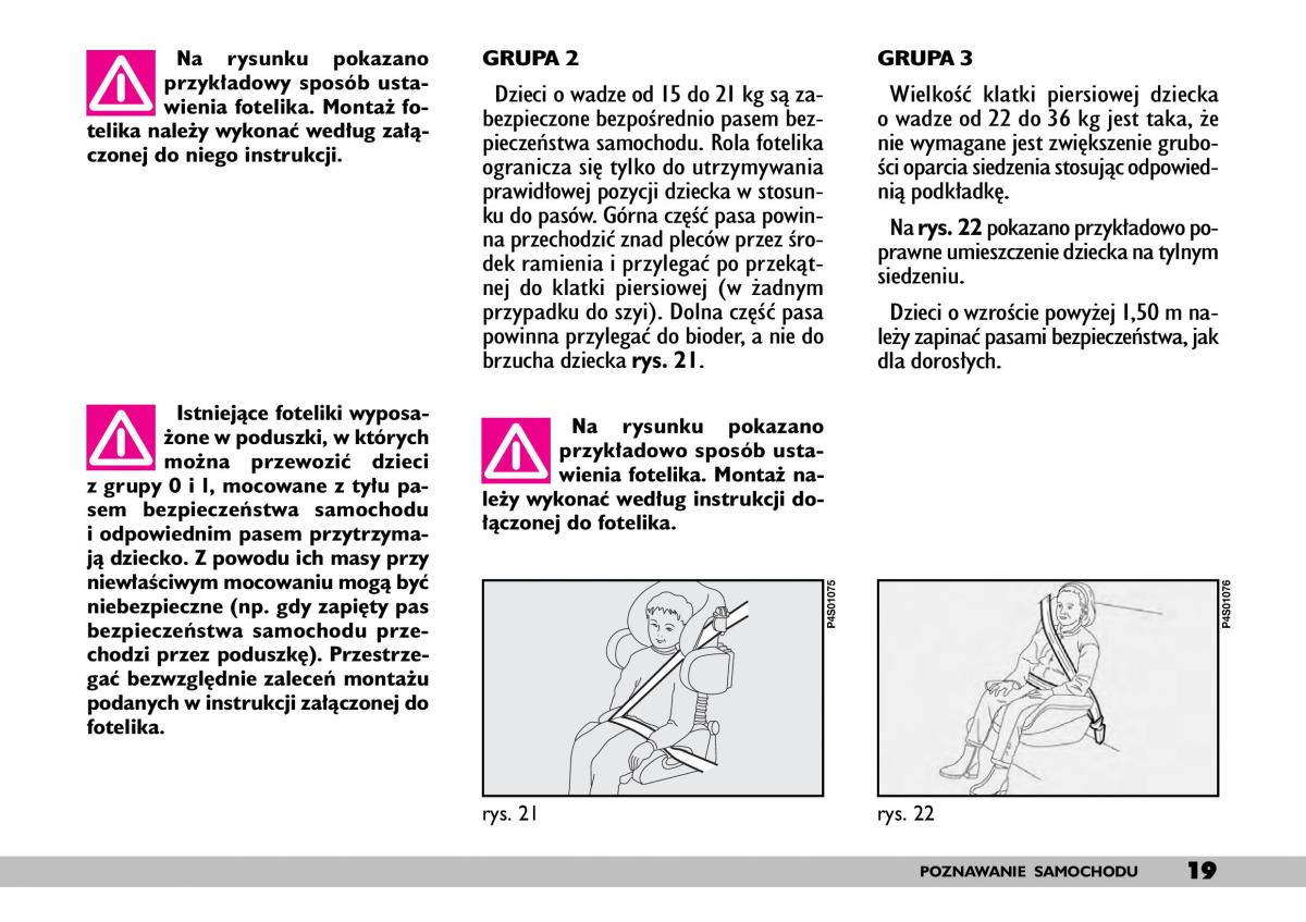 manual Fiat Punto Fiat Punto II 2 instrukcja / page 23