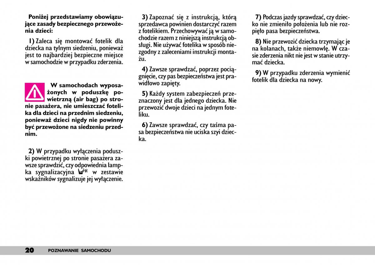 manual Fiat Punto Fiat Punto II 2 instrukcja / page 24