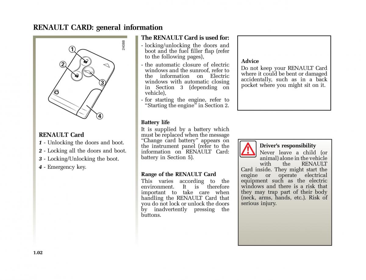 instrukcja Renault Scenic Renault Scenic II 2 owners manual / page 13