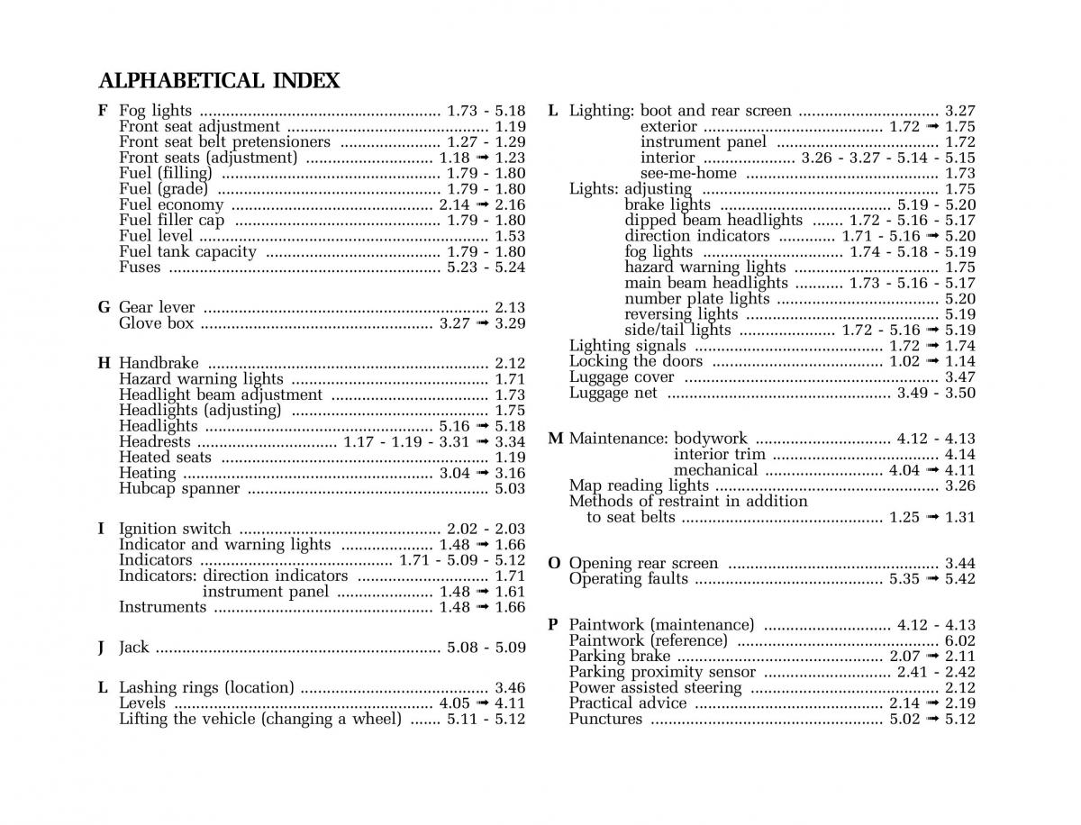 instrukcja Renault Scenic Renault Scenic II 2 owners manual / page 258
