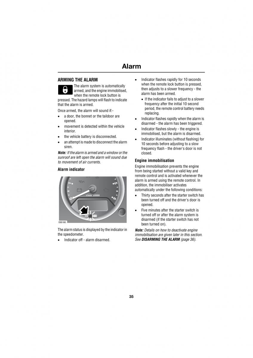 Land Rover Defender III gen owners manual / page 1