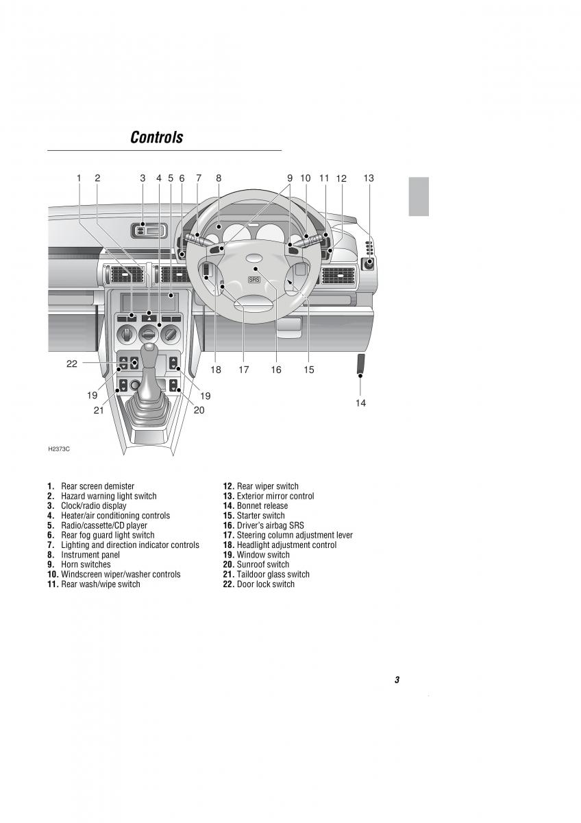 manual Land Rover Freelander Land Rover Freelander I 1 owners manual / page 4