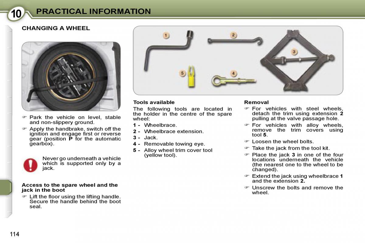manual Peugeot 407 Peugeot 407 owners manual / page 12