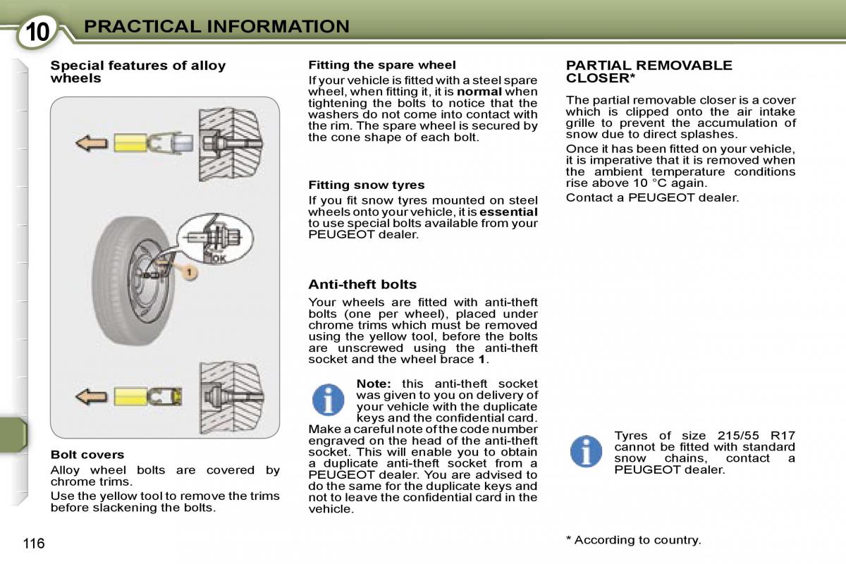 manual Peugeot 407 Peugeot 407 owners manual / page 14