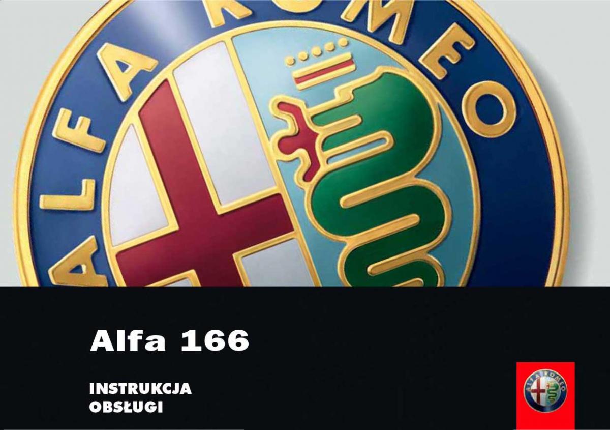 manual Alfa Romeo Alfa Romeo 166 / page 1