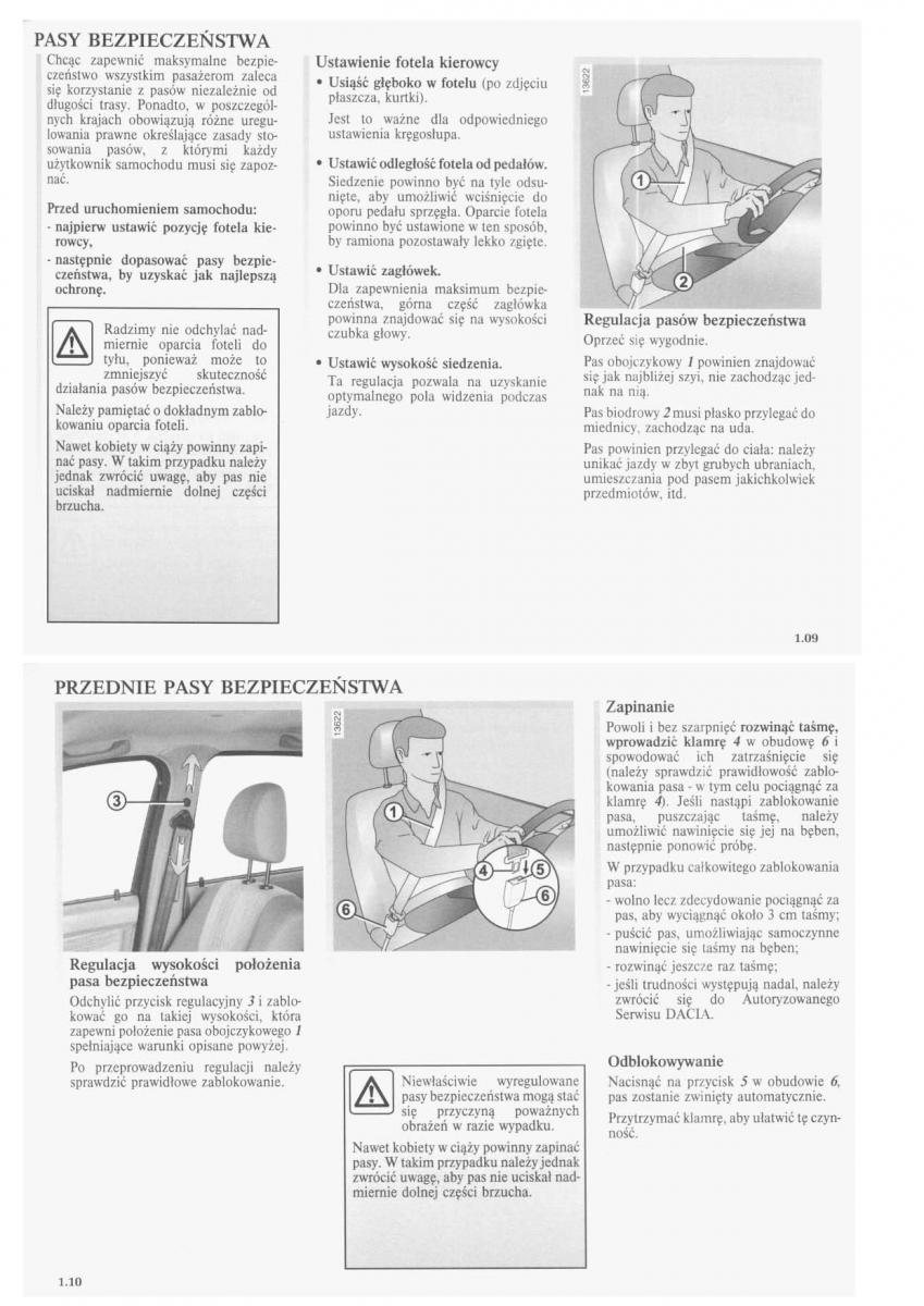 manual Dacia Logan Dacia Logan I 1 instrukcja / page 8