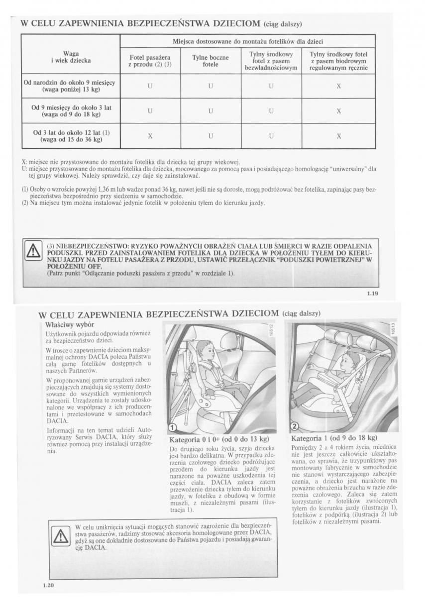 manual Dacia Logan Dacia Logan I 1 instrukcja / page 13