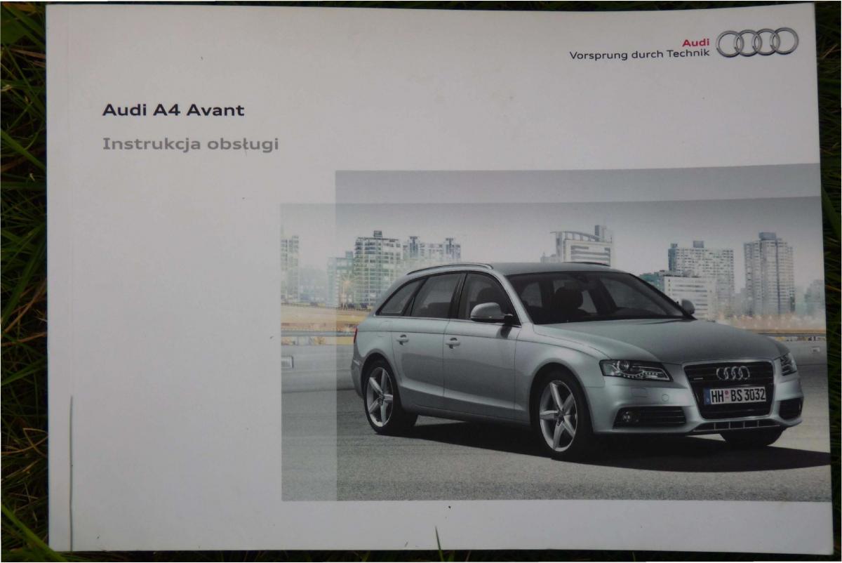 instrukcja obsługi Audi A4 B8 Audi A4 B8 instrukcja / page 1