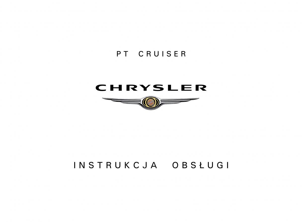 Chrysler PT Cruiser instrukcja obslugi / page 1