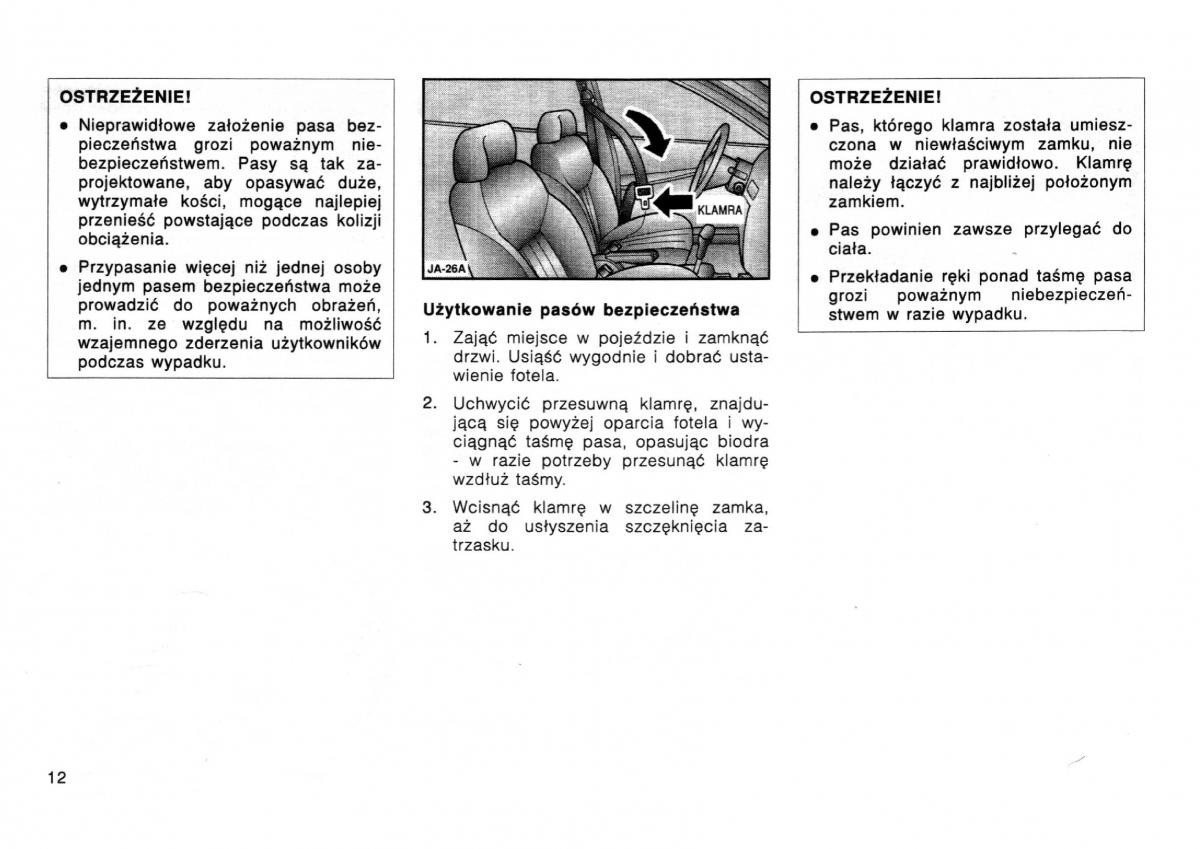 manual Dodgre Stratus Dodge Stratus I 1 instrukcja / page 11