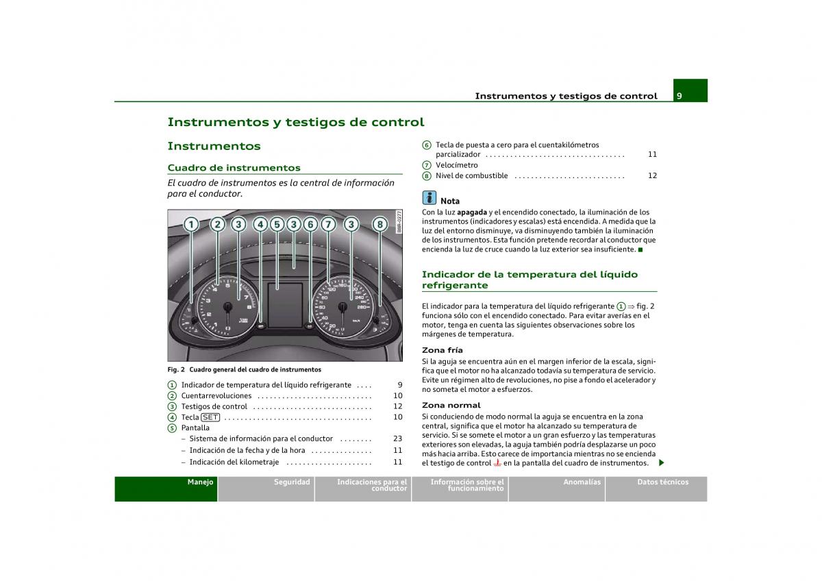 manual Audi Q5 Audi Q5 manual del propietario / page 11