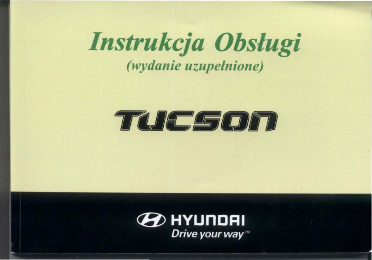 Hyundai Tucson I 1 instrukcja obslugi / page 1