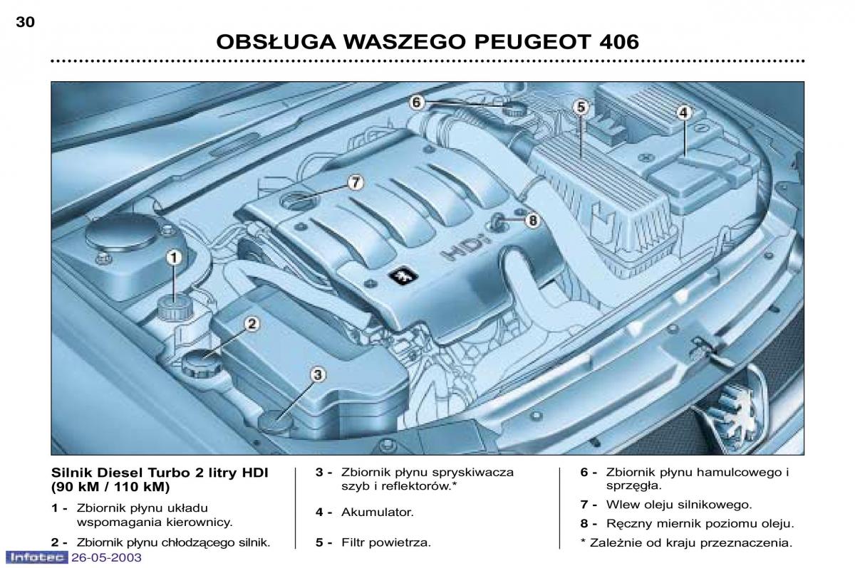 manual Peugeot 406 Peugeot 406 instrukcja / page 21