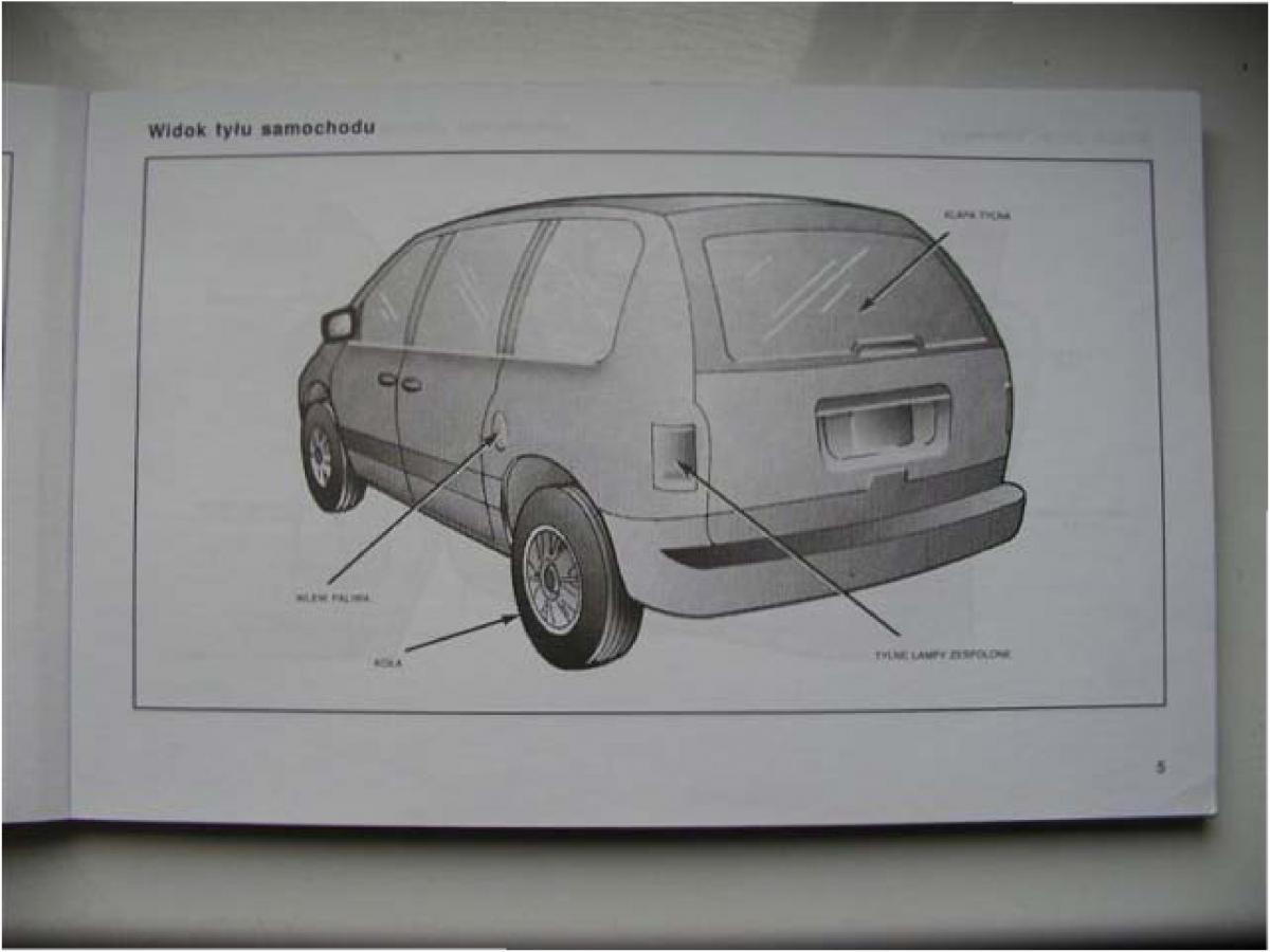 manual Chrysler Voyager Chrysler Voyager Caravan III 3 instrukcja / page 7