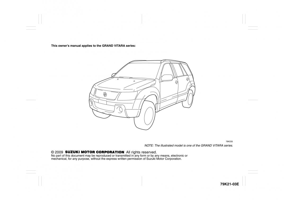 Suzuki Grand Vitara II 2 owners manual / page 2