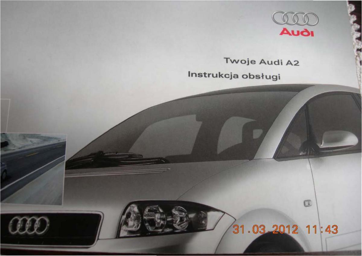 Audi A2 instrukcja obslugi / page 1