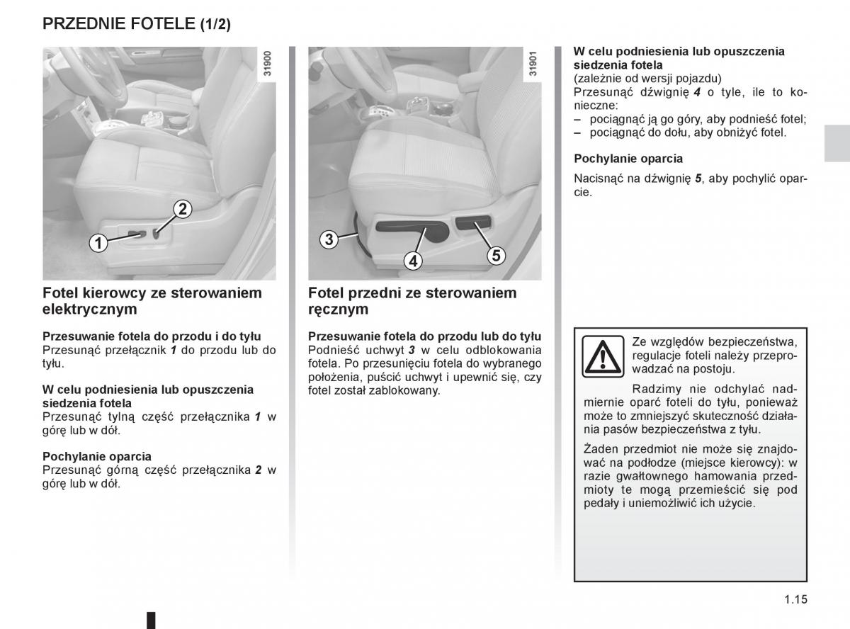 manual Renault Koleos Renault Koleos instrukcja / page 21