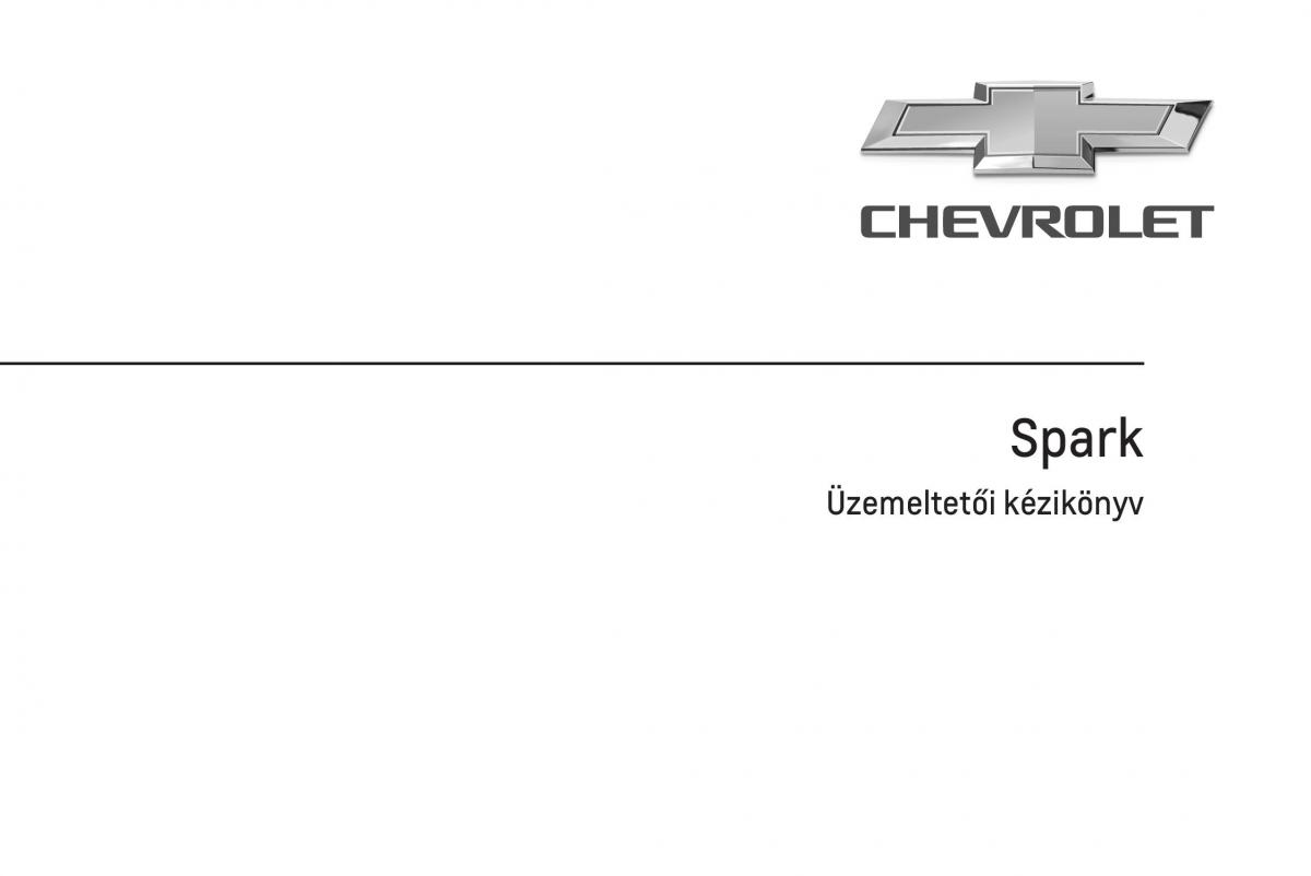 Chevrolet Spark M300 Kezelesi utmutato / page 1