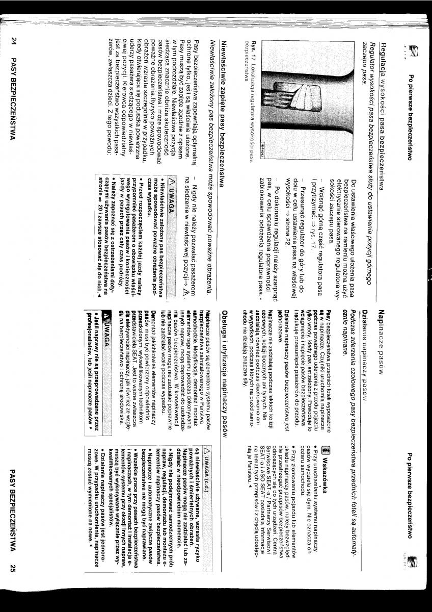 manual Seat Altea Seat Altea instrukcja / page 13