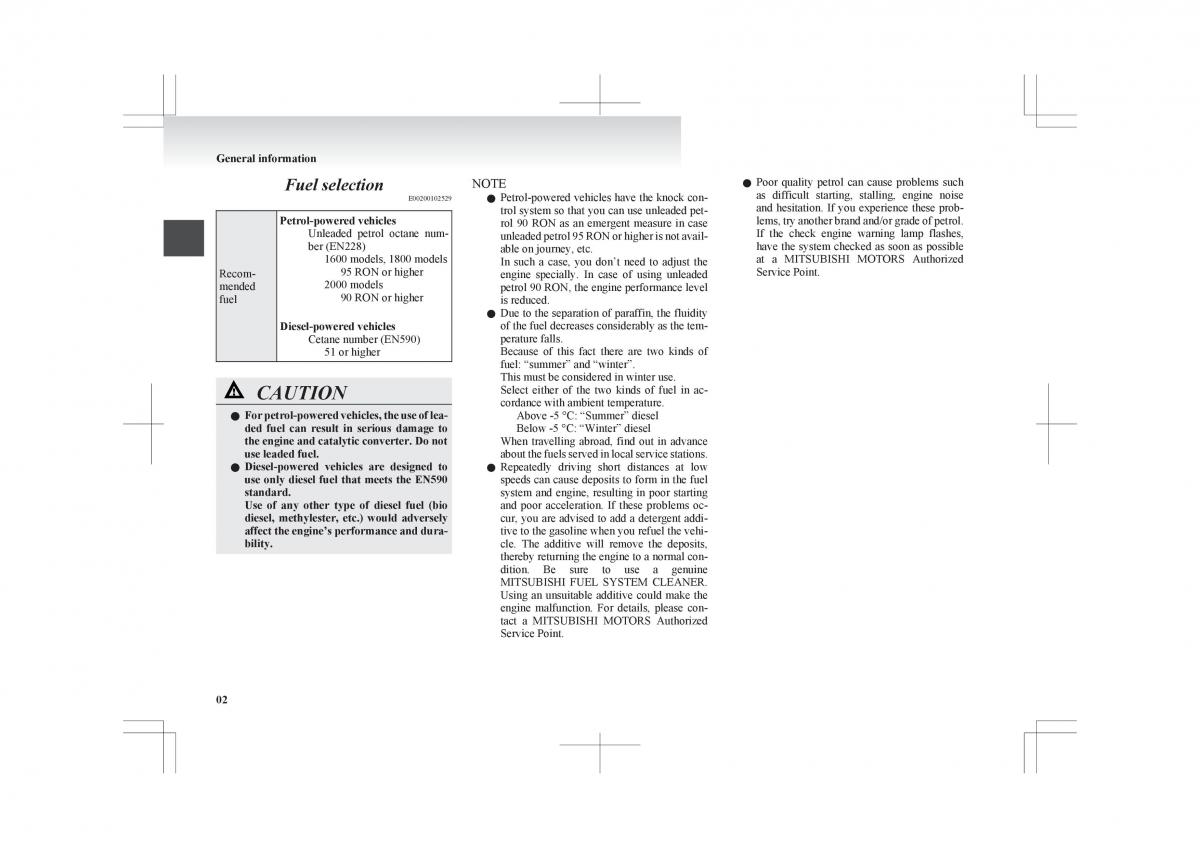 manual  Mitsubishi ASX owners manual / page 16