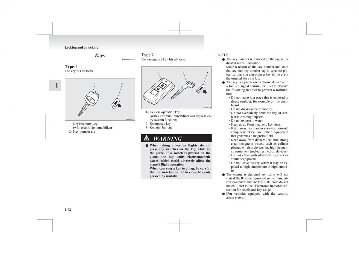 manual  Mitsubishi ASX owners manual / page 24