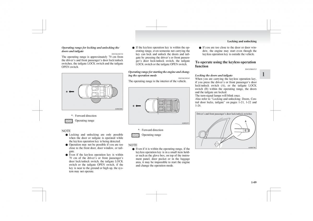 manual  Mitsubishi ASX owners manual / page 31