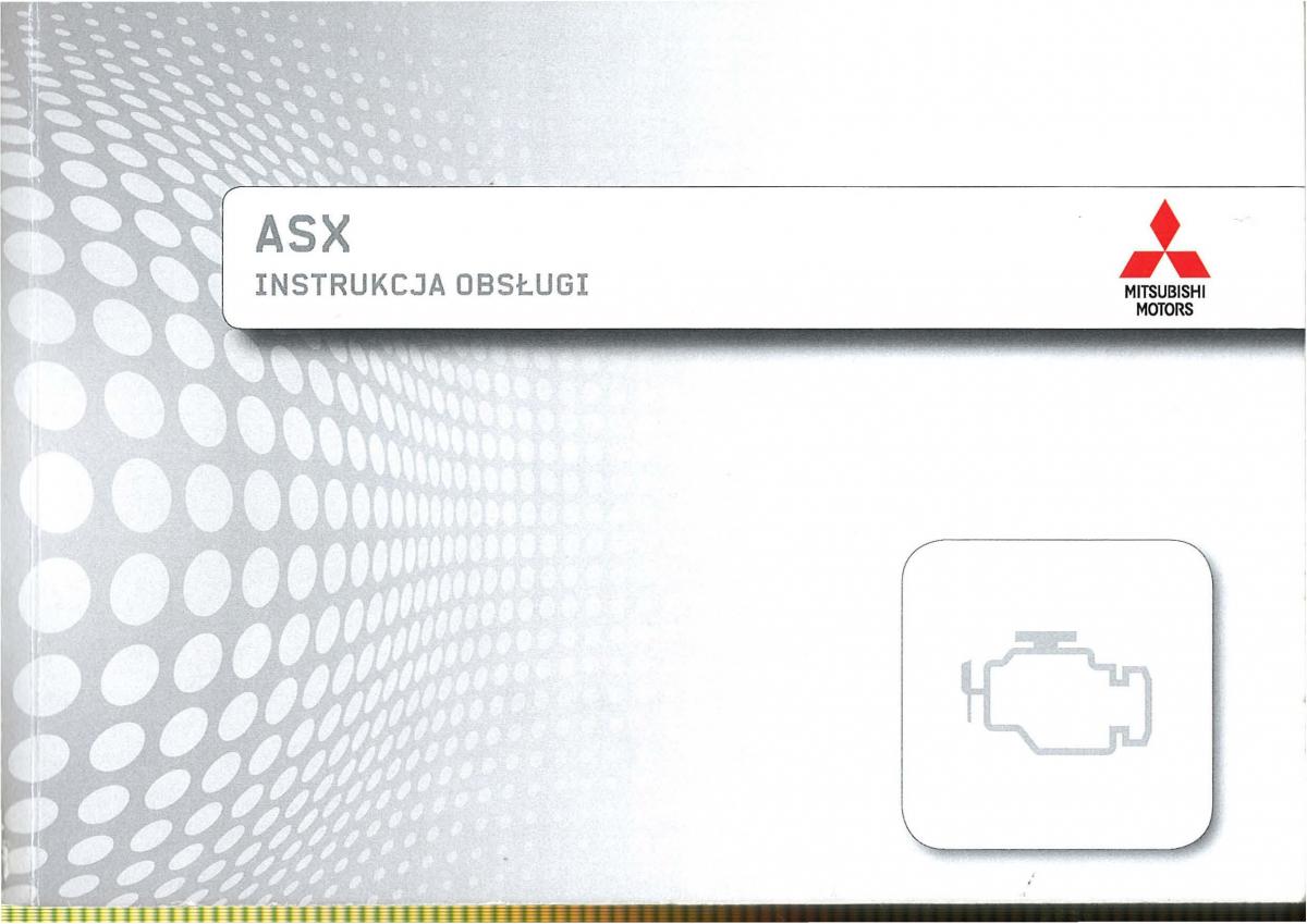 manual Mitsubishi ASX Mitsubishi ASX instrukcja / page 1