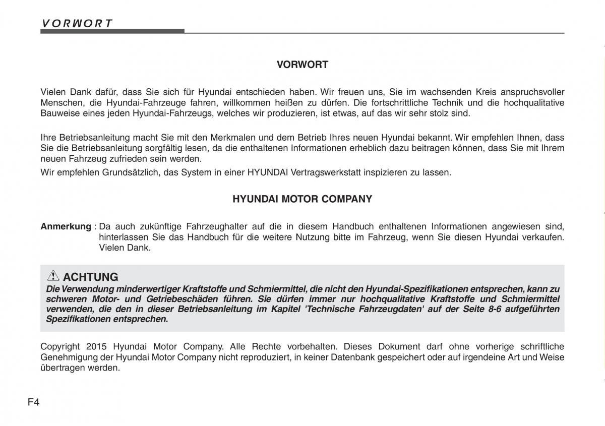 Bedienungsanleitung  Hyundai i40 Handbuch / page 4