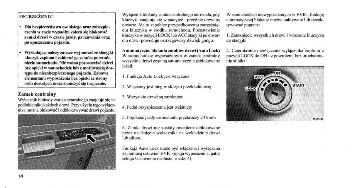 instrukcja obsługi Chrysler 300C Chrysler 300C I 1 instrukcja / page 13