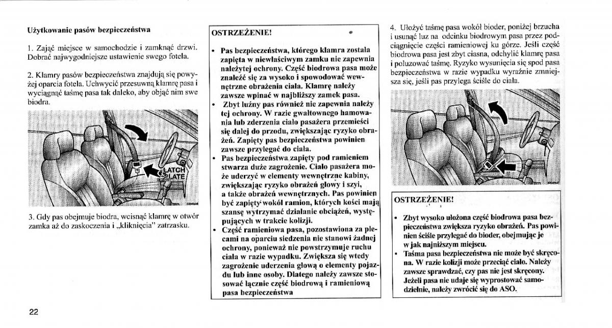 instrukcja obsługi Chrysler 300C Chrysler 300C I 1 instrukcja / page 21