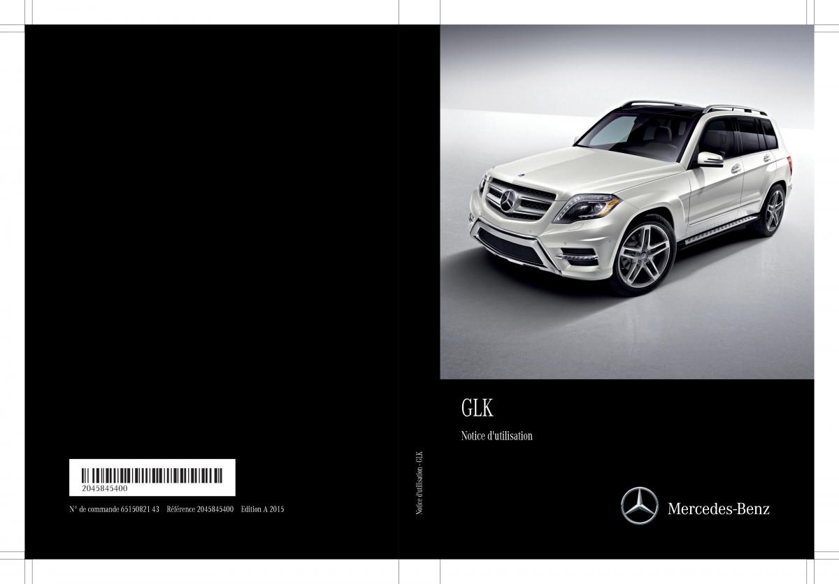 manuel du propriétaire  Mercedes Benz GLK Class X204 manuel du proprietaire / page 1