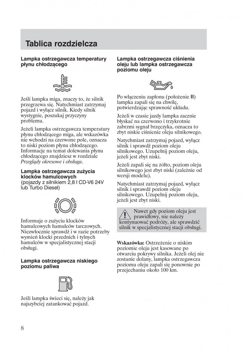 manual Ford Galaxy Ford Galaxy II 2 instrukcja / page 10