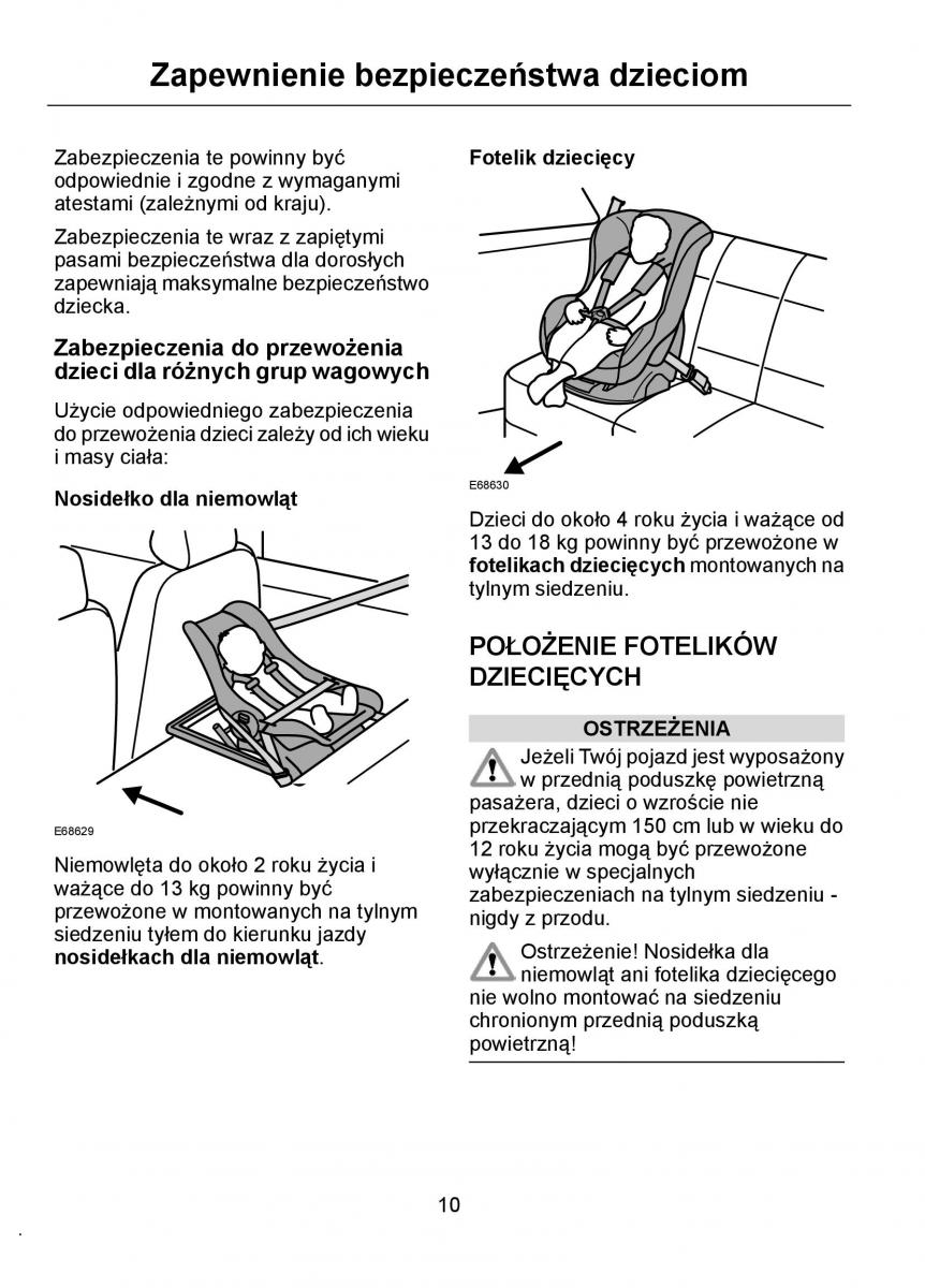 manual Ford Ka Ford Ka I 1 instrukcja / page 12