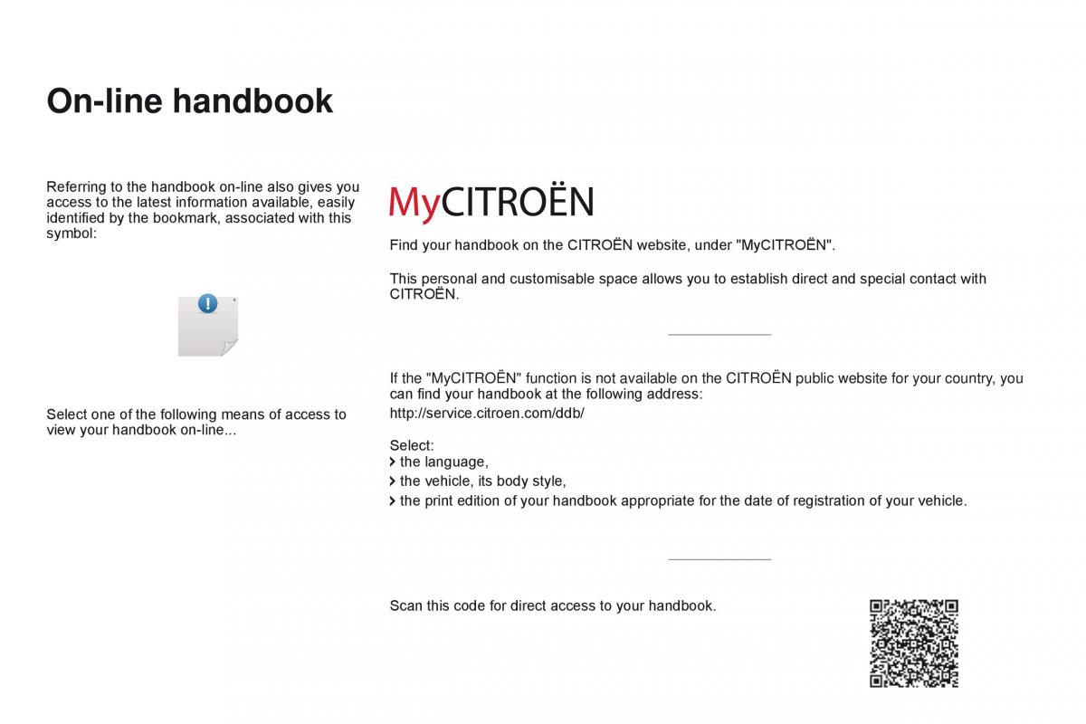 Citroen C Zero owners manual / page 2