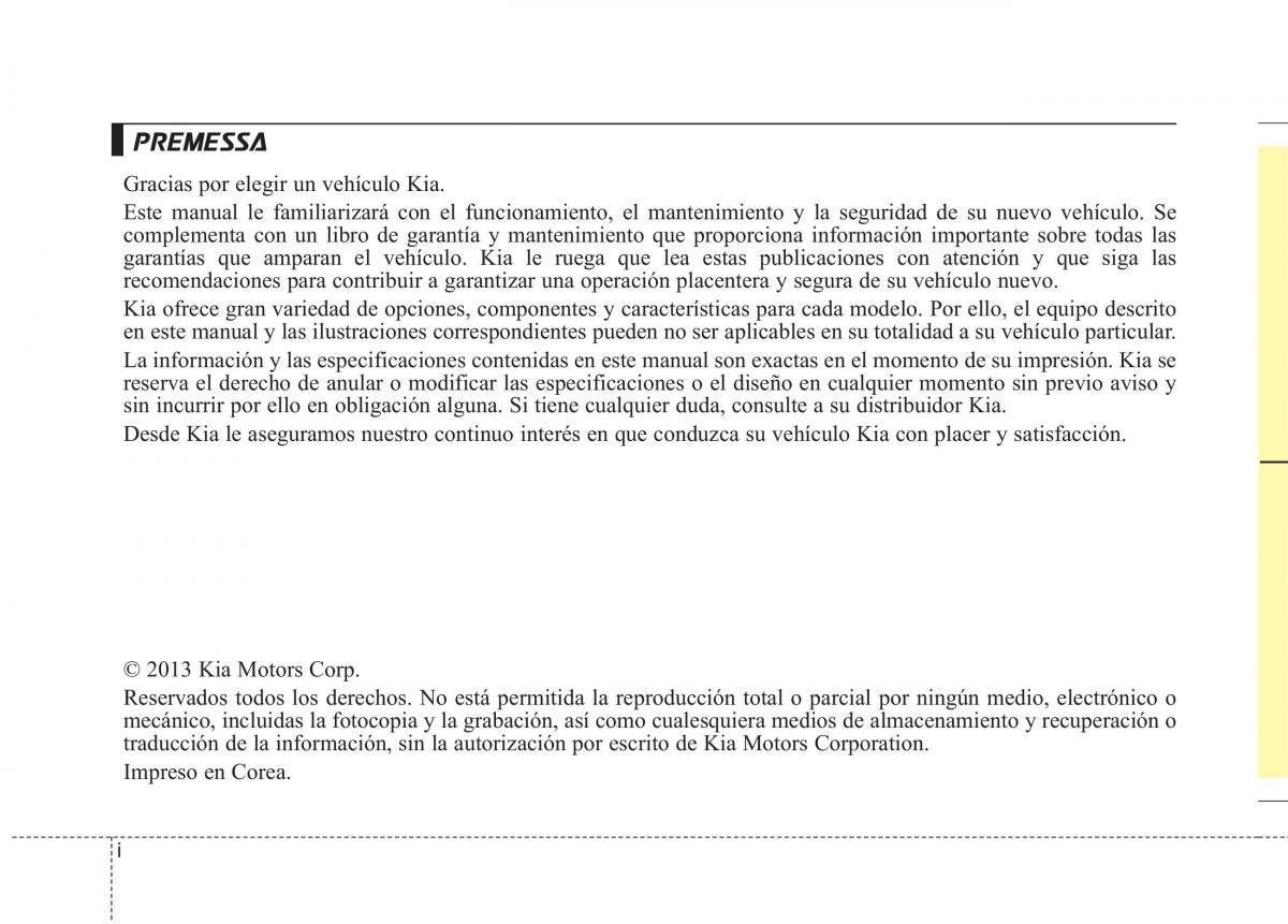 Kia Optima III 3 manual del propietario / page 2